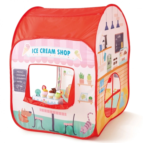 Детска палатка за игра Магазин за сладоледи и бургери PAT65016