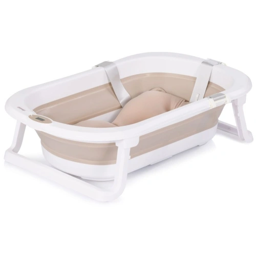 Бежова бебешка вана с мрежа и стойка Малибу 78 cm PAT65080