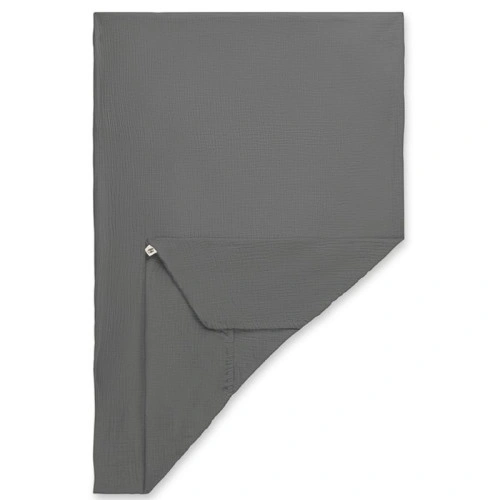 Детски сив чаршаф с ластик 60/120 Dark Grey PAT65145