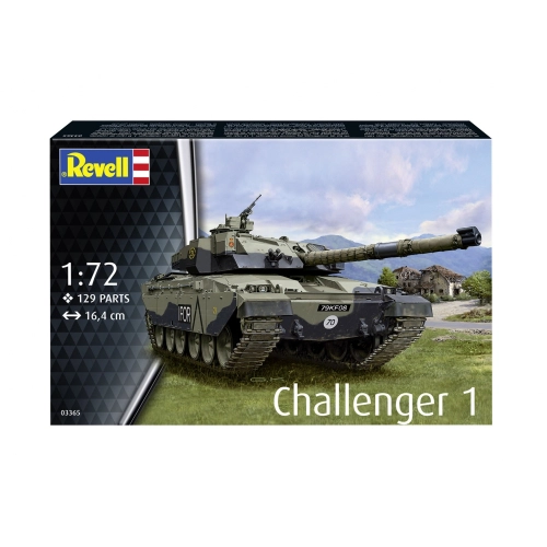 Детски сглобяем модел Танк Challanger 1 129 части PAT65296