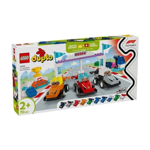 Детски комплект Duplo Отбор състезателни коли F1 и шофьори PAT65337