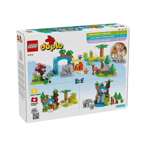 Детски комплект Duplo Семействата на дивите животни 3 в 1 PAT65338