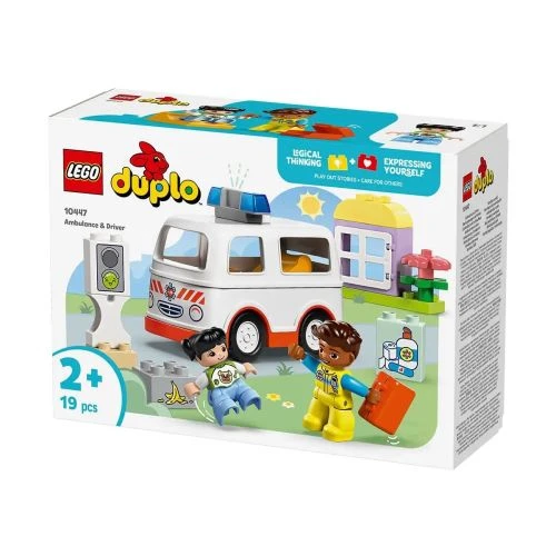 Детски занимателен комплект за игра Duplo Линейка и шофьор PAT65339