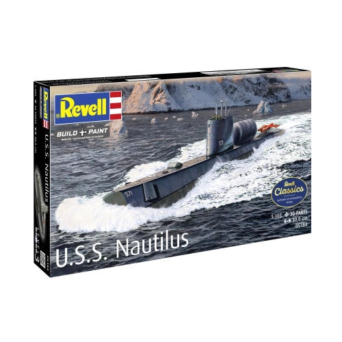 Сглобяем модел Атомна подводница U.S.S. Nautilus 30 части PAT65373