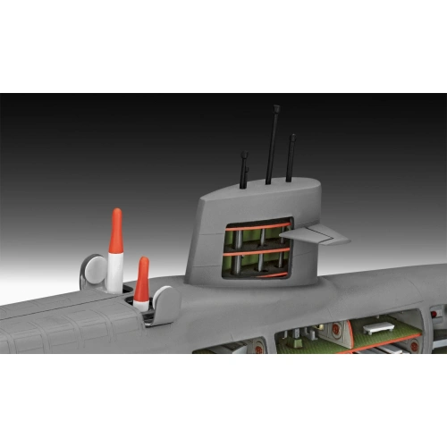 Сглобяем модел Подводница S.S.B Abraham Lincoln 158 части PAT65374