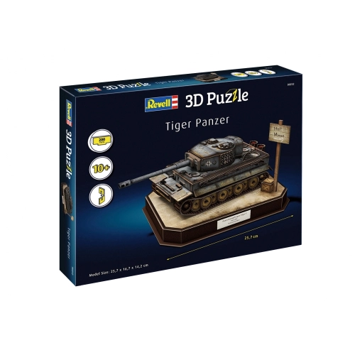 Детски занимателен пъзел Германски танк Tiger I 3D 200 части PAT65382