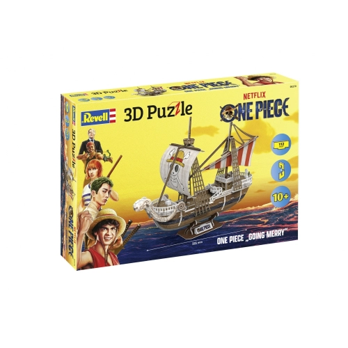 Детски пъзел One Piece Кораб Going Merry 3D 112 части PAT65384