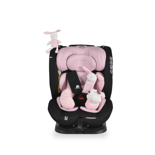 Детски стол за кола с играчки Competition 40-150см Baby-pink PAT65388