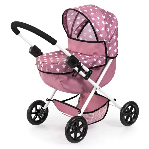 Количка за кукли с чанта COSY и столче за хранене розови PAT65407 Количка за кукли с чанта COSY и столче за хранене розови PAT65407