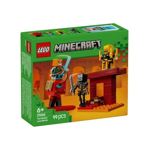 Детски игрален комплект Minecraft Битка в пъклената лава PAT65417