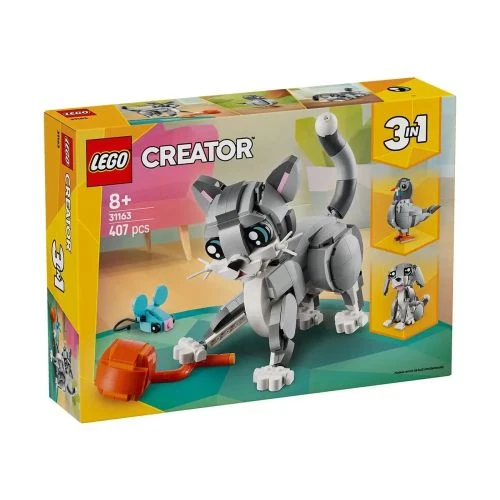 Занимателен детски конструктор за игра Creator Игрива котка PAT65434