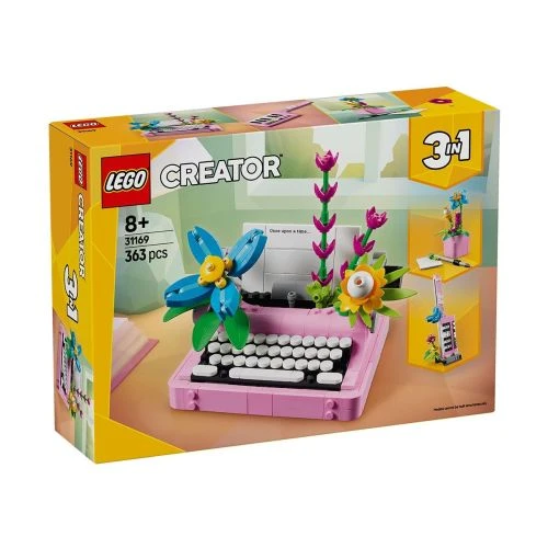 Детски занимателен комплект Creator Пишеща машина с цветя PAT65439
