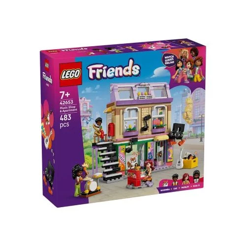 Детски комплект Friends Музикален магазин и апартамент PAT65485