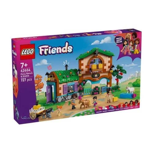 Детски комплект за игра Friends Ранчо и конюшня за понита PAT65486