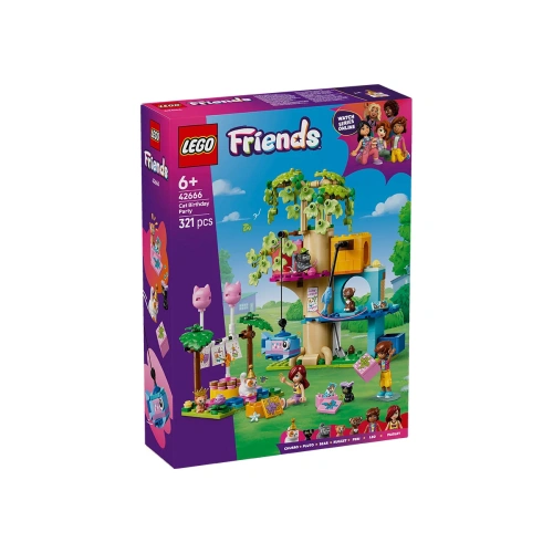 Комплект Friends Котешко парти за рожден ден и дървесна къща PAT65494