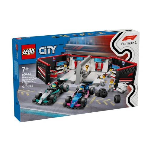 Детски сет City Гараж от F1 с коли Mercedes-AMG и Alpine PAT65512