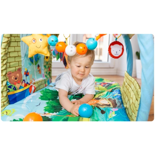 Бебешка активна гимнастика с висящи играчки Agnes PAT65633