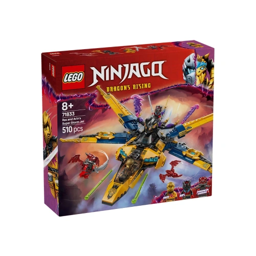 Детска играчка Ninjago Супер буреносен джет на Рас и Арин PAT65671