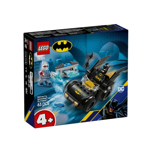 Детски комплект Batman Батман с Батмобила срещу Мистър Фрийз PAT65737