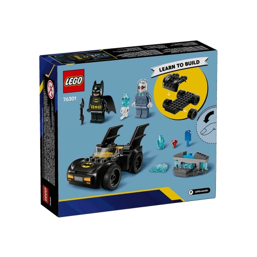 Детски комплект Batman Батман с Батмобила срещу Мистър Фрийз PAT65737