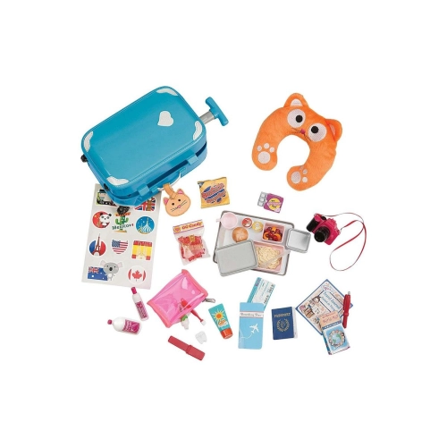 Игрален комплект за детски кукли Battat Куфар за път PAT65808