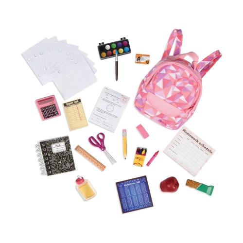 Комплект аксесоари за  детски кукли Battat На училище PAT65809