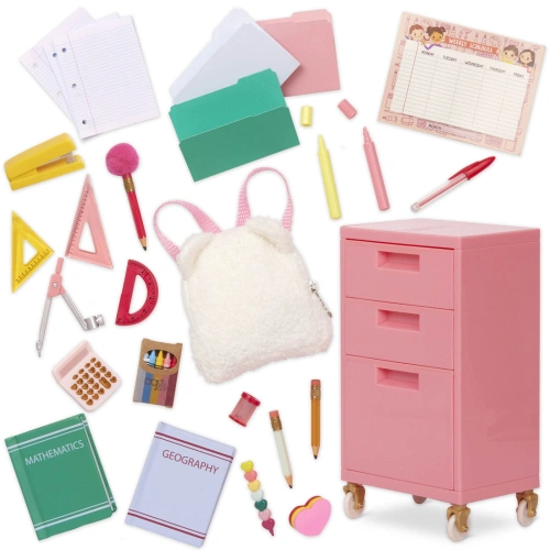 Детски игрален комплект аксесоари Battat На училище PAT65892