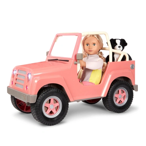 Играчка джип за детска кукла Battat 4x4 с електроники PAT65917