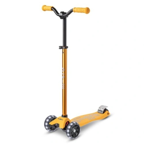Детска тротинетка с 3 колела Deluxe Pro LED Sunburst Yellow PAT65977