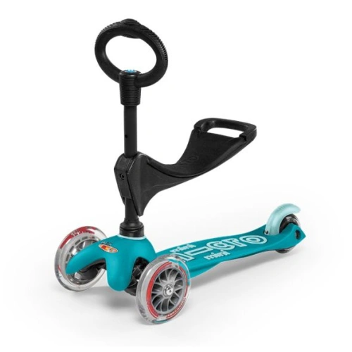 Детска тротинетка с 3 колела Mini 3in1 Deluxe Aqua PAT66013 Детска тротинетка с 3 колела Mini 3in1 Deluxe Aqua PAT66013
