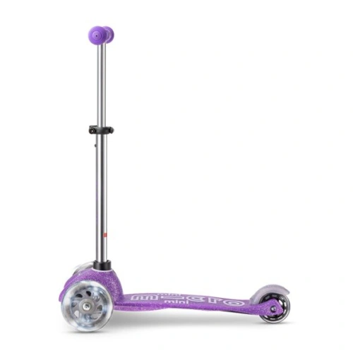 Детска лилава тротинетка Mini Deluxe Fairy Gl LED Purple PAT66018 Детска лилава тротинетка Mini Deluxe Fairy Gl LED Purple PAT66018