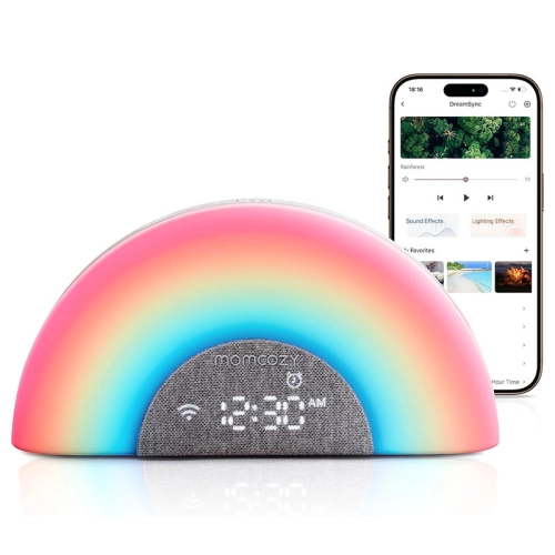 Музикална лампа с бял шум за бебета Rainbow 7 режима PAT66045