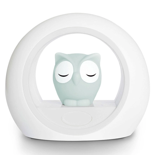 Детска нощна лампа Lou the owl със сензор за плач Grey PAT66101