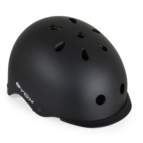 Детска черна предпазна каска Skate Y09 (54-58 cm) PAT66239