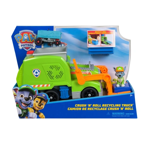 Камион за рециклиране Смачкай и завърти с Роки Paw Patrol PAT66379