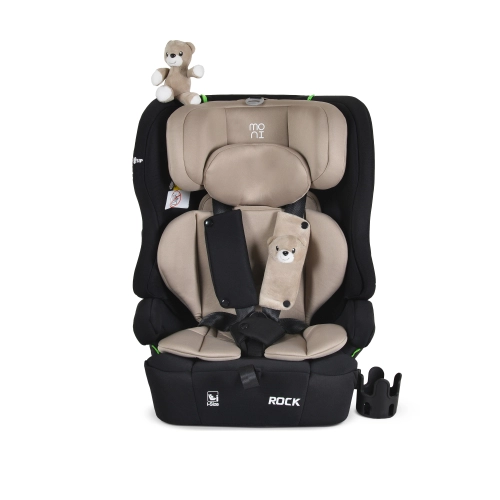 Детски стол за кола с 2 играчки Rock 76-150см Cool-beige PAT66409