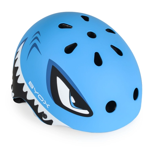 Детска синя предпазна каска Skate Y09 Shark (48-54 cm) PAT66556