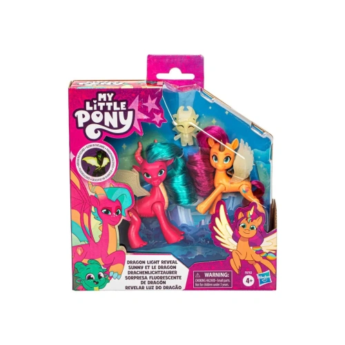 Комплект от 3 фигурки My Little Pony Драконова светлина PAT66581