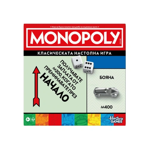 Детска настолна игра Монополи Класик ново издание PAT66601