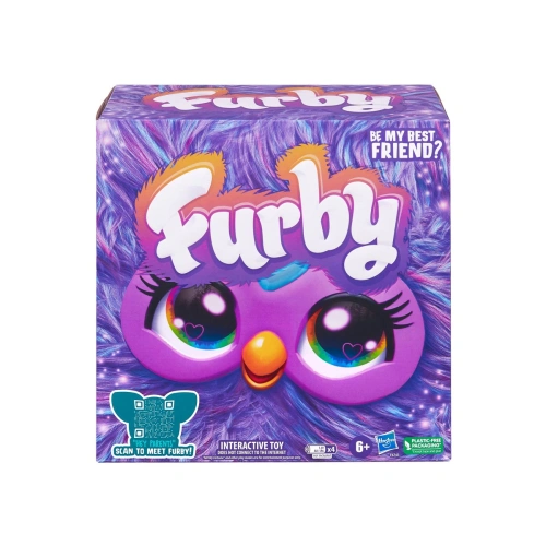 Детска лилава плюшена интерактивна играчка Furby Furblets PAT66639