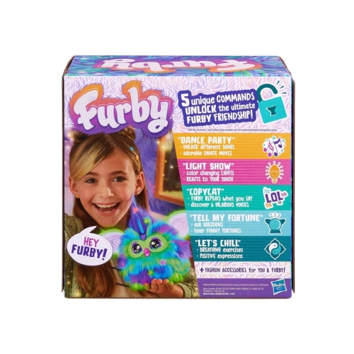 Детска плюшена интерактивна играчка Furby свети в тъмното PAT66641