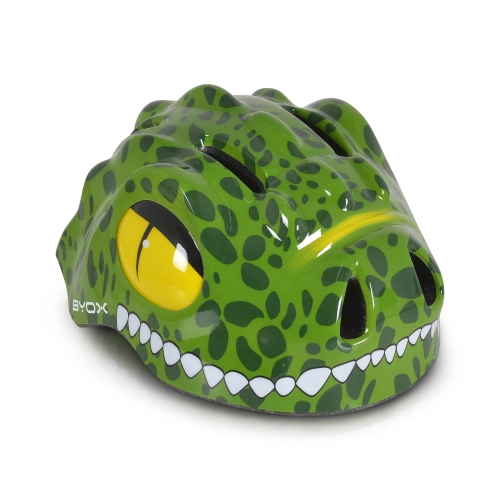 Детска тъмно зелена предпазна каска Y27 (48-54 cm) Dino PAT66680