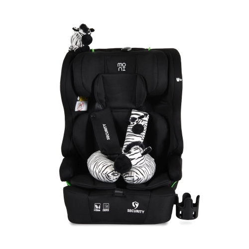 Детски черен стол за кола Security 76-150см Midnight-black PAT66681