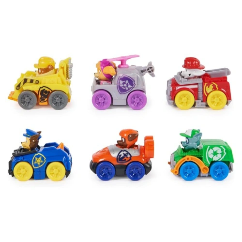 Комплект 6 бр. детски колички Paw Patrol Pup Squad Racers PAT66696