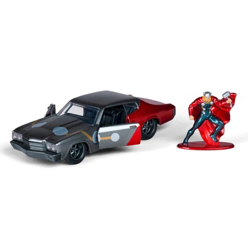 Детска кола с фигура Marvel Тор 1970 Chevy Chevelle 1:32 PAT66722