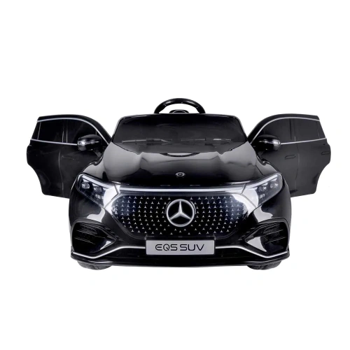 Детска черна акумулаторна кола 12V MERCEDES BENZ EQS SUV PAT66791