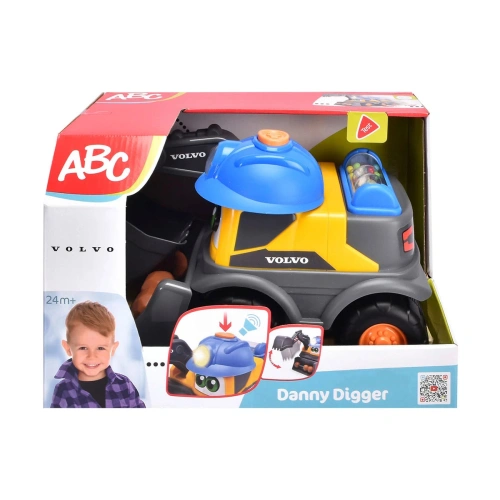 Бебешки багер със светлини и звуци Danny 25 см PAT66822