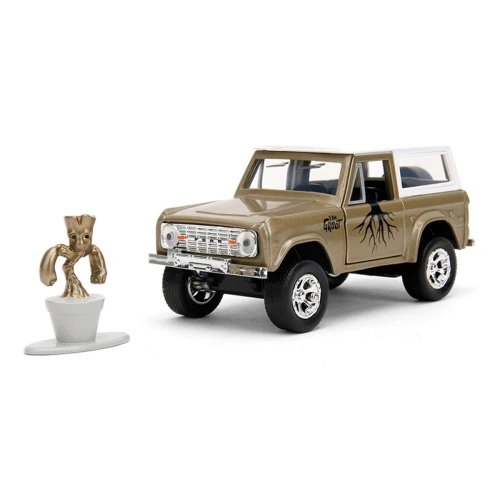 Детска кола с фигурка Marvel Groot 1973 Ford Bronco 1:32 PAT66832
