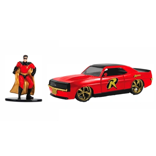 Детска кола с фигура DC Robin 1969 Chevy Camaro 1:32 PAT66835