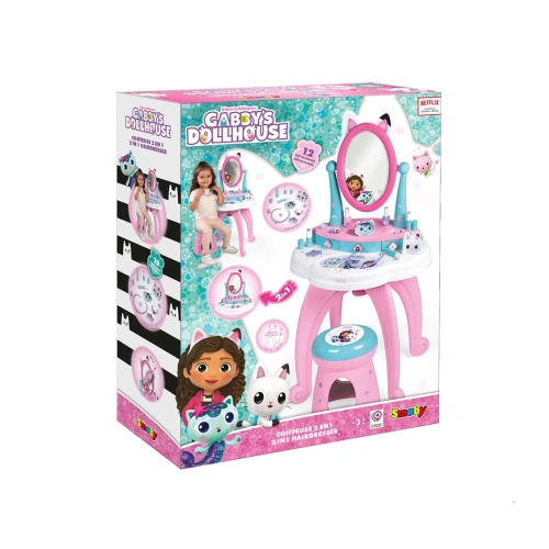 Детска тоалетка за красота 2 в 1 Gabbys Dollhouse PAT66848